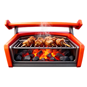 Spoiler with BBQ Grill
